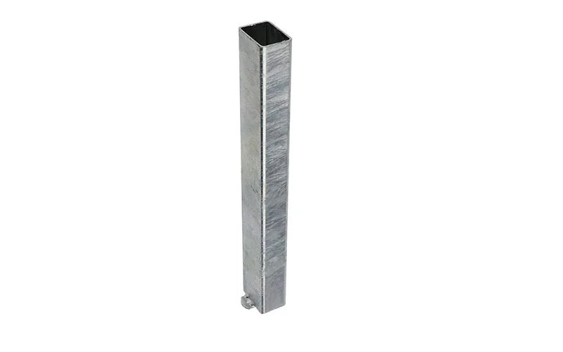 Feuerverzinkte Bodenhülse für Zaunpfosten 60 x 40 mm zum Einbetonieren