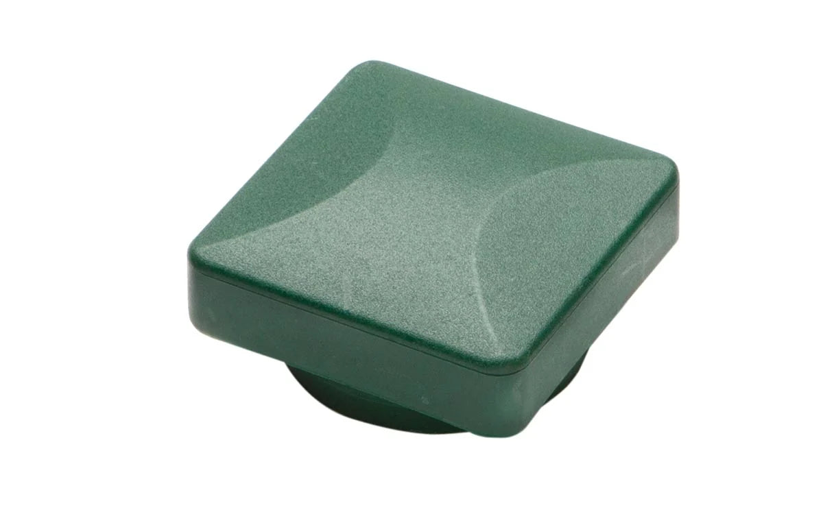 Kunststoff-Abdeckkappe für Pfosten 60 x 60 mm in Moosgrün