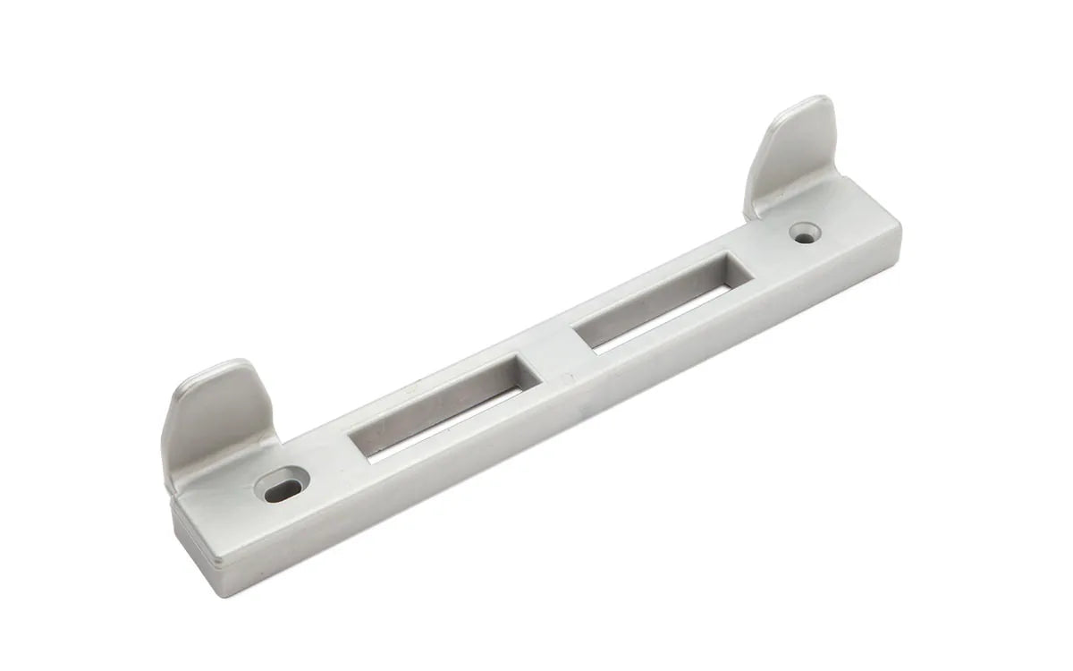 Toranschlag aus Kunststoff mit Gummipuffer in Weißaluminium RAL 9006