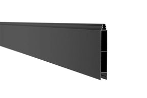 Einzelnes Aluminium-Profil snap 140 in Anthrazit, 1.730 mm lang
