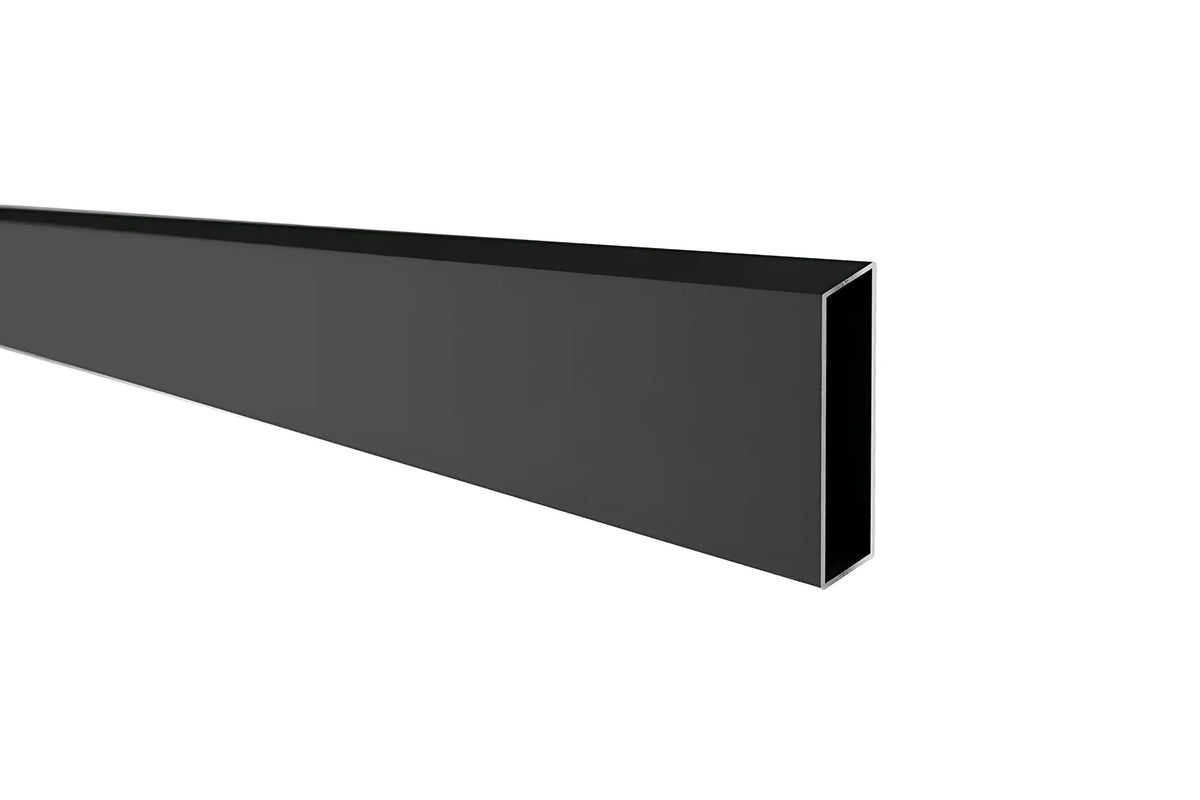 Einzelnes Aluminium-Rhombusprofil 100 x 20 mm in Anthrazitgrau RAL 7016