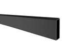 Einzelnes Aluminium-Rhombusprofil 100 x 20 mm in Anthrazitgrau RAL 7016