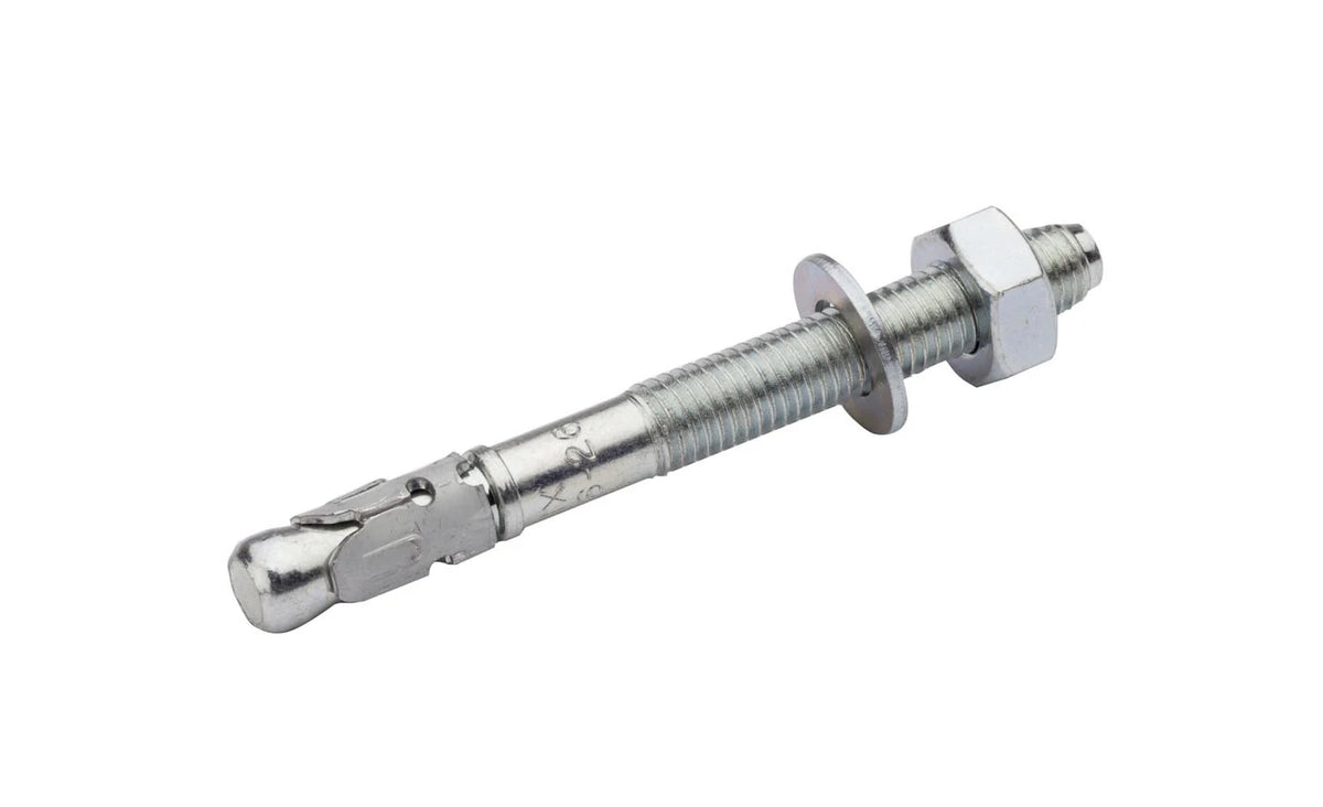 Bolzenanker M10 x 90 mm verzinkt mit Mutter und Unterlegscheibe
