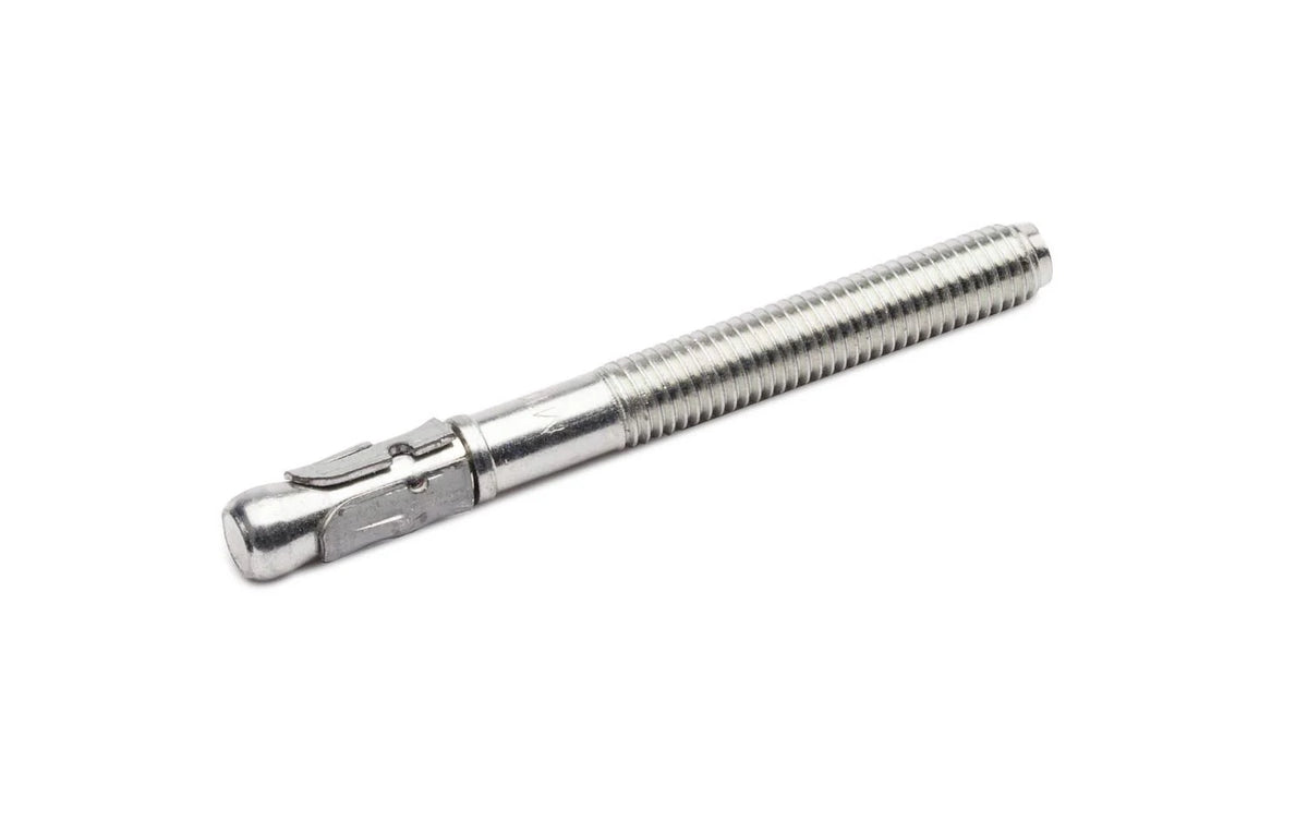 Bolzenanker M10 x 90 mm mit Spreizclip für Zaun-Fußplatten