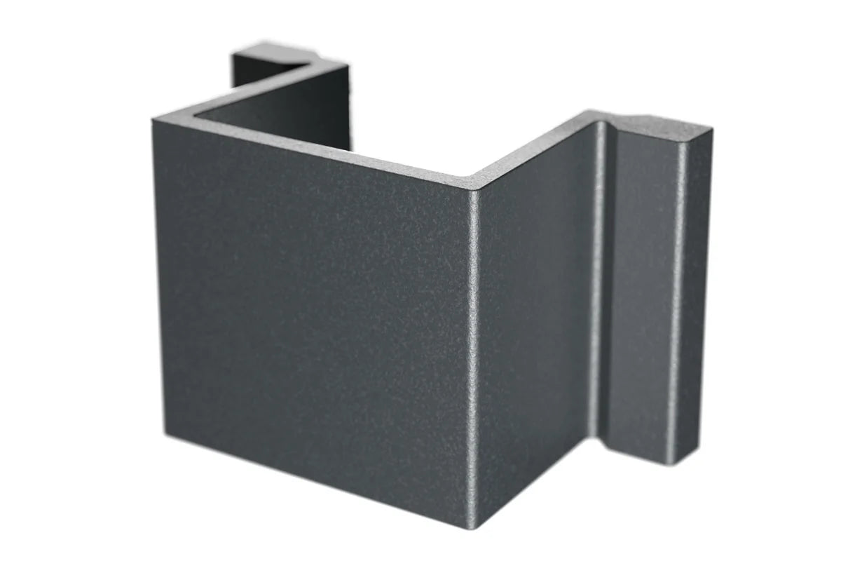 Distanzstück 18 mm aus Aluminium in Anthrazit für den Alu-Zaun line