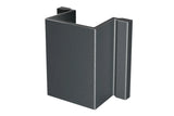 Distanzstück 28 mm aus Aluminium in Anthrazit für den Alu-Zaun line