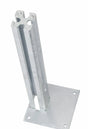 Fussplatte Torpfosten 60 x 60 mm feuerverzinkt fuer Gartentor