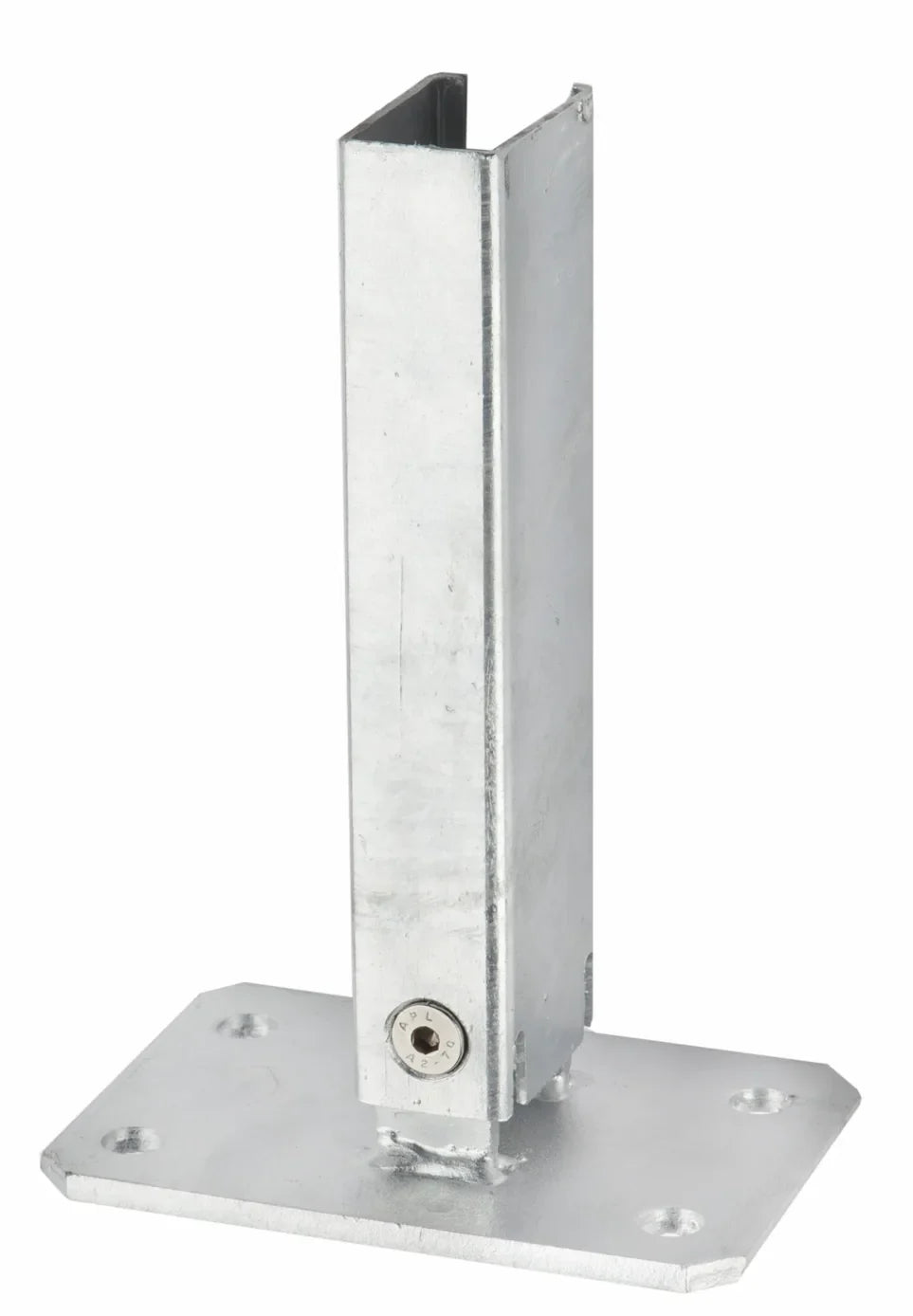 Gefaelle-Fussplatte 60 x 40 mm mit stufenlos verstellbarem Gelenk