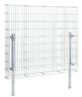 Gabionenkorb JUMBO 2 m breit, 181 cm hoch, feuerverzinkt, mit zwei Pfosten, freigestellt