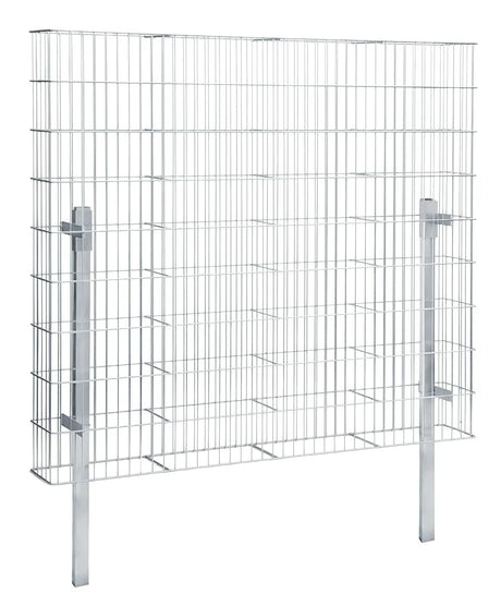 Gabionenkorb JUMBO 2 m breit, 181 cm hoch, feuerverzinkt, mit zwei Pfosten, freigestellt