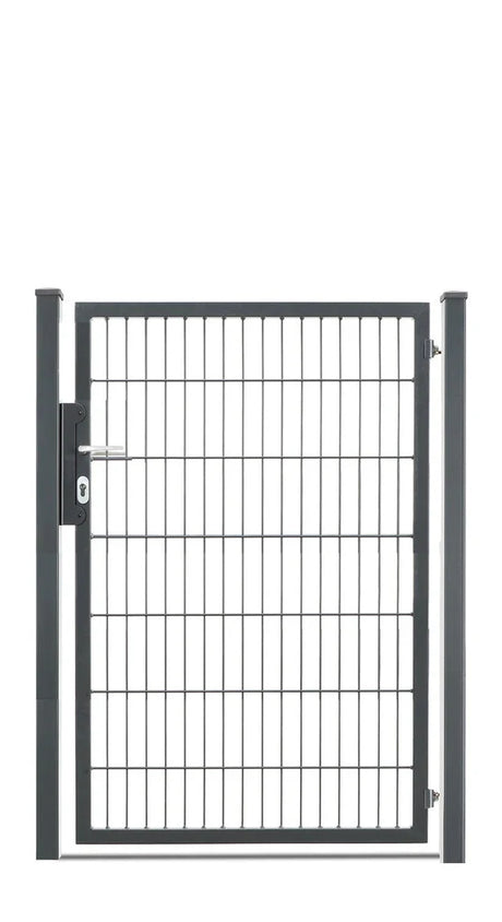 Gartentor 6/5/6 Uno in Anthrazit, Torhöhe 140 cm, freigestellt