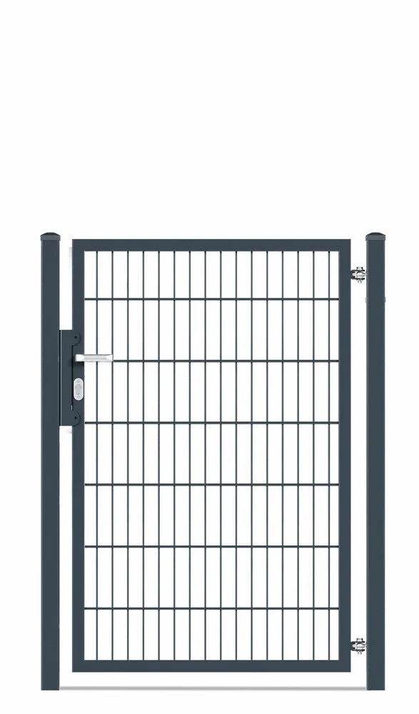 Gartentor 6/5/6 Basic in Anthrazit RAL 7016, freigestellt