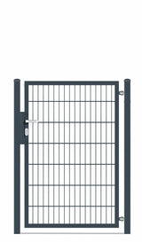 Gartentor 6/5/6 Basic in Anthrazit RAL 7016, freigestellt