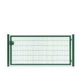 Gartentor 8/6/8 in Moosgrün RAL 6005, freigestellt