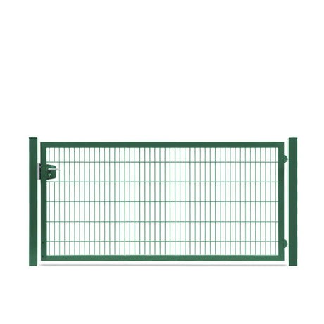 Gartentor 8/6/8 in Moosgrün RAL 6005, freigestellt