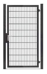 Gartentor 8/6/8 breite Ausführung in Anthrazit, Torhöhe 200 cm, freigestellt
