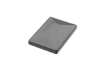 Pfostenkappe flach 60 x 40 mm Aluminium Anthrazit RAL 7016