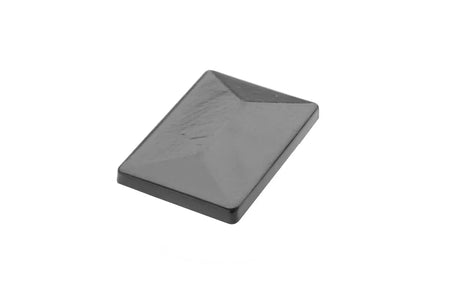 Pfostenkappe flach 60 x 40 mm Aluminium Anthrazit RAL 7016