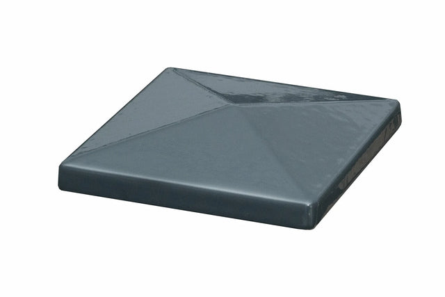 Pfostenkappe 60 x 60 mm Aluminium Anthrazit RAL 7016 in Pyramidenform