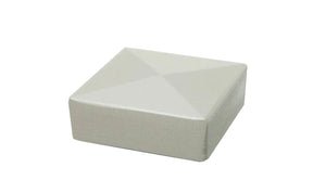 Pfostenkappe flach 80 x 80 mm Aluminium Anthrazit RAL 7016