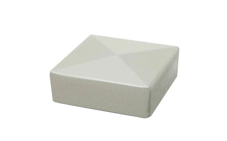 Pfostenkappe flach 80 x 80 mm Aluminium Anthrazit RAL 7016