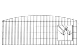 Technische Zeichnung Schmuckzaun Sydney mit Drahtstärke 6/6/6 mm