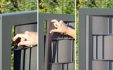 Montage der Klemmleiste am Gartentor in drei Schritten