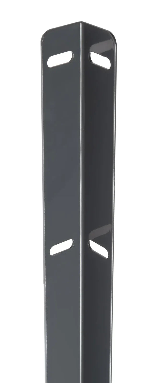 Winkellochleiste Anthrazit Profilansicht 40 x 40 mm
