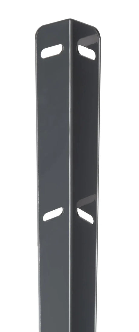 Winkellochleiste Anthrazit Profilansicht 40 x 40 mm