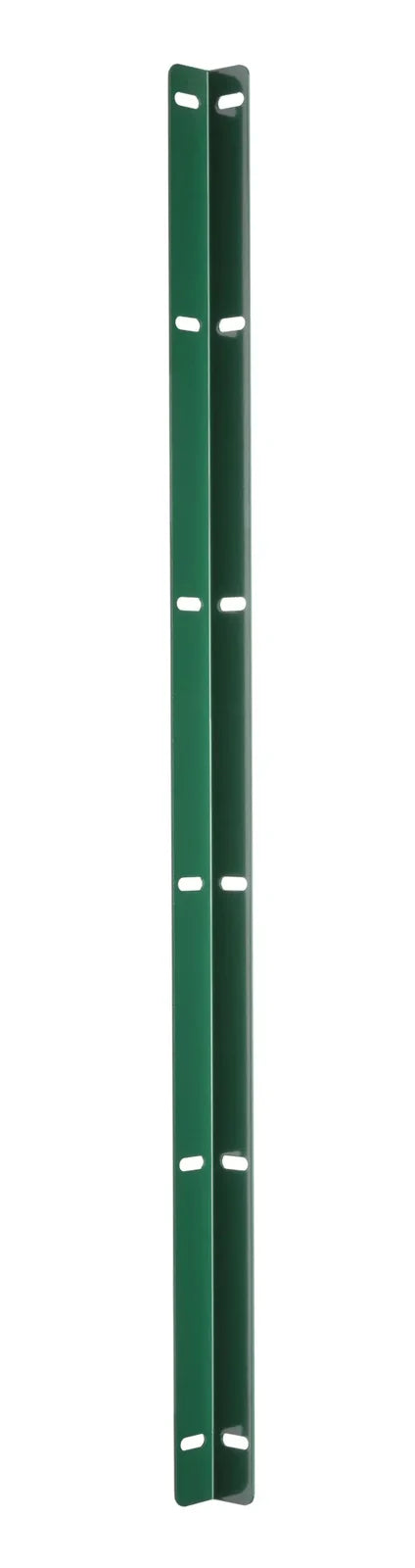 Zaunanschluss-Winkellochleiste Moosgruen RAL 6005