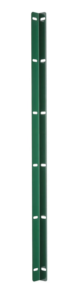 Zaunanschluss-Winkellochleiste Moosgruen RAL 6005