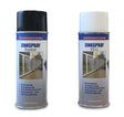 Zinkspray 400 ml für Zaun in den Ausführungen Dunkel und Hell nebeneinander